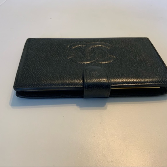 💯% Authentic CHANEL CC Black Caviar Wallet✨ - Picture 10 of 15